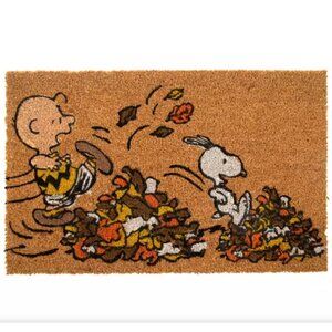 Peanuts Leaf Pile Coir Doormat
